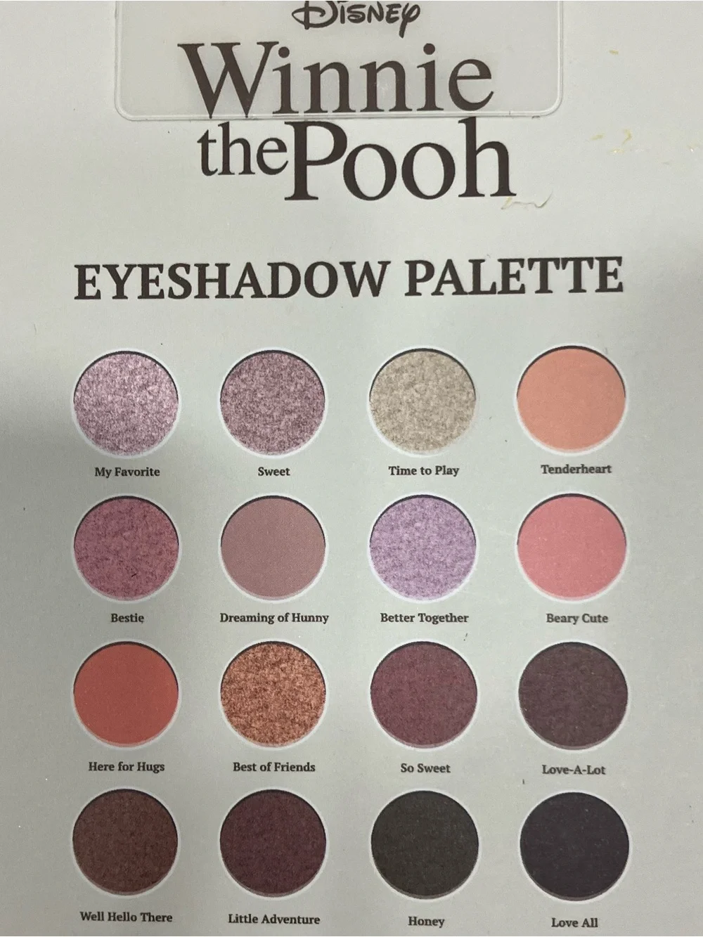 Winnie the Pooh Eyeshadow Palette
